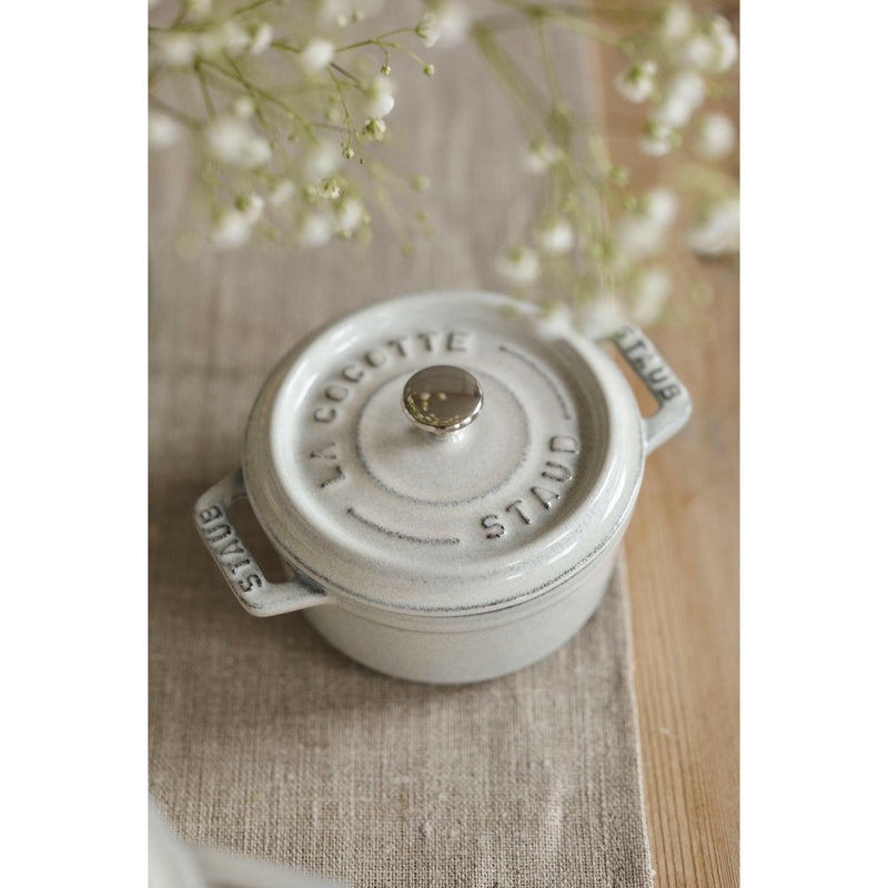 Staub | Cast-Iron Mini Round Cocottes.