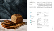 Penguin Random House LLC - The Perfect Loaf: Recipe spread featuring Everyday Sandwich Bread, showcasing detailed baking instructions and ingredients for making a Pullman-style sesame-topped loaf.