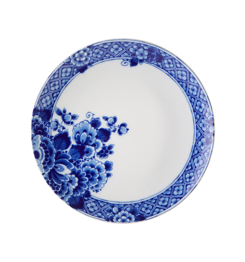 Vista Alegre | Blue Ming Bread & Butter Plate with geometric-floral border and blue blossoms, embodying timeless elegance and everyday functionality.