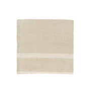 Caravan Home | Laundered Linen Natural & White Napkins.