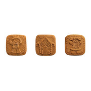 Nordic Ware | Gingerbread Cookie Stamps, featuring intricate holiday designs, perfect for creating festive gingerbread cookies. Ideal for enhancing seasonal baking traditions.