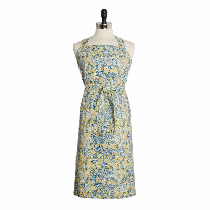 Couleur Nature | La Mer Blue/Yellow Apron