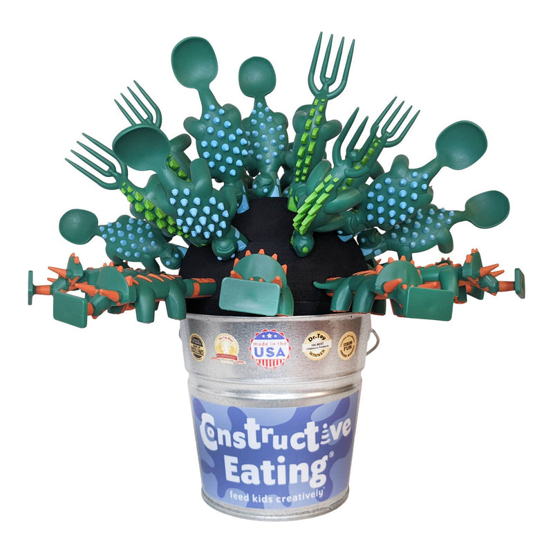Constructive Eating | Green Dino Spoon
