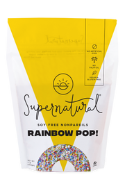 Supernatural | Dye-Free Rainbow Pop! Nonpareil Sprinkles.