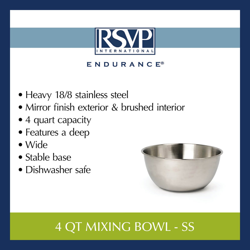 RSVP | 4 Qt Mixing Bowl