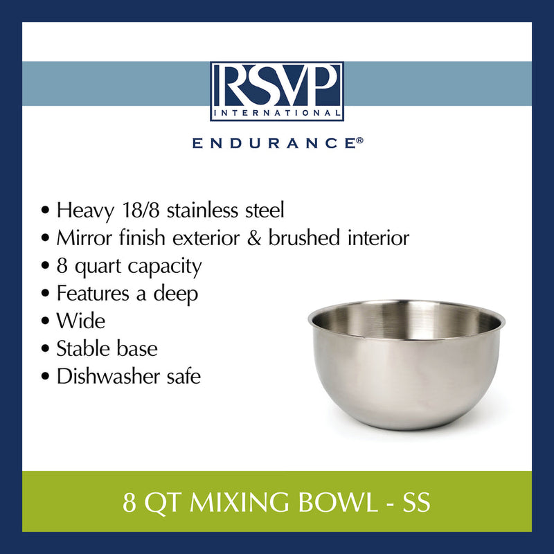 RSVP | Mixing Bowl, 8 Qt