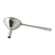 RSVP | Mini Funnel - Set of 3: Stainless steel funnels with long handles, ideal for filling jars and bottles, perfect for any kitchen.