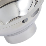 RSVP Wide Mouth Canning Funnel close-up, highlighting non-slip handles and wide opening for easy food passage, essential for canning, available at Athens Cooks.