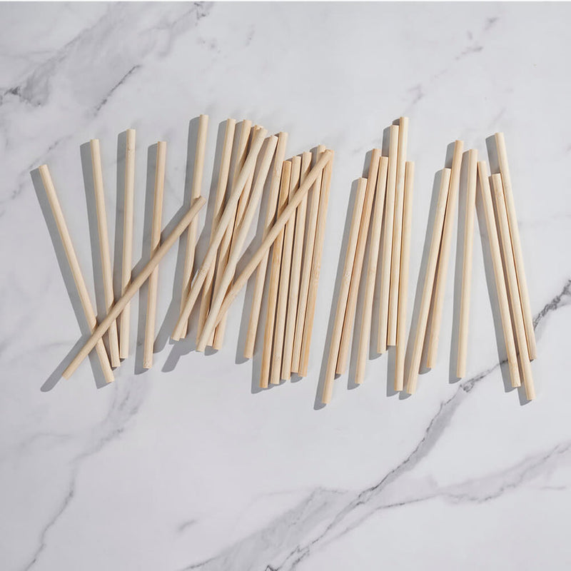 bambu® | Disposable Bamboo Straws, Box of 24