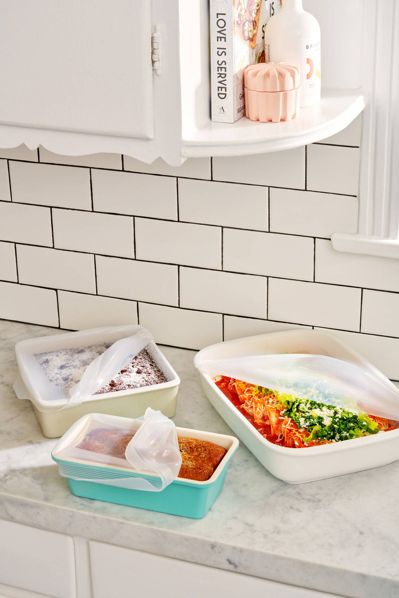 W&P | Reusable Silicone Stretch Baking Lids - Set of 3