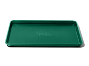 Great Jones | Holy Sheet - Pepper: A versatile half-sized sheet pan with nonstick ceramic coating for easy cleaning, ideal for both baking and serving directly to the table.