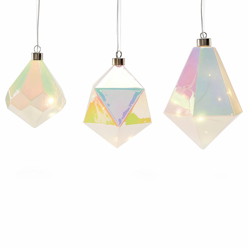 MoMa | LED Glass Prism Ornament