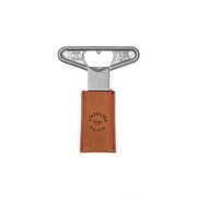 L'Atelier du Vin - USA - Twin Blade Wine Opener - BILAME CRAFT, T-shaped, die-cast metal with leather sleeve, for seamless cork extraction without piercing.