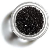 TartufLanghe - Truffle Perlage: Elegant caviar-style pearls in a glass jar, capturing intense black truffle essence with culinary sophistication for gourmet dishes.