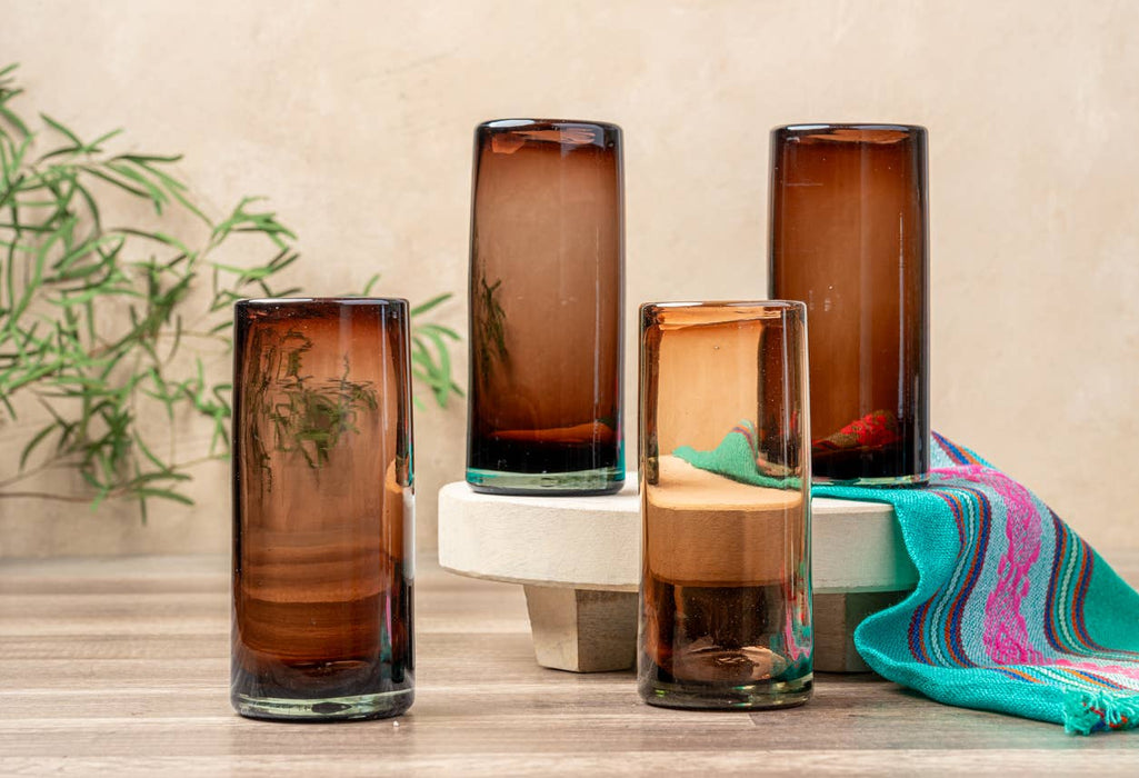 Handblown Mexican Highball Glasses