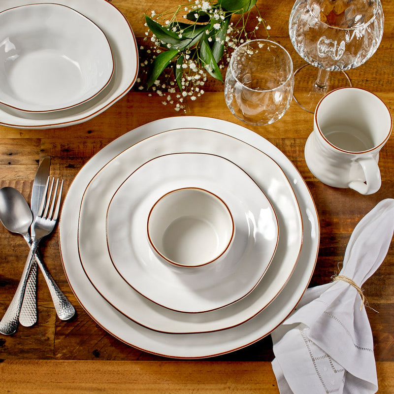 Skyros Designs | Cantaria Coupe Salad Plate, White