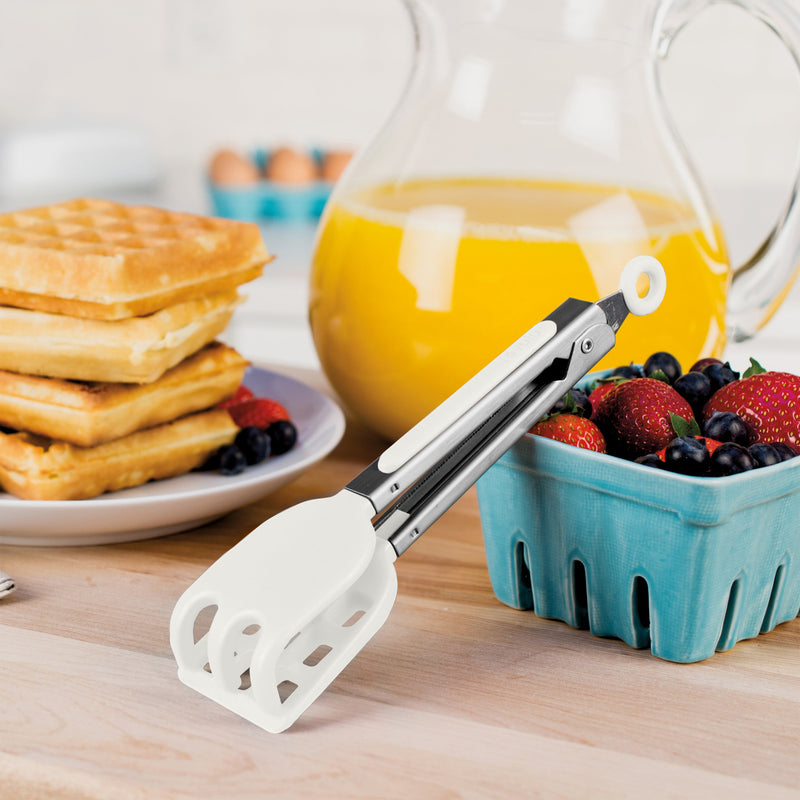 Tovolo | Mini Waffle Tongs, Black