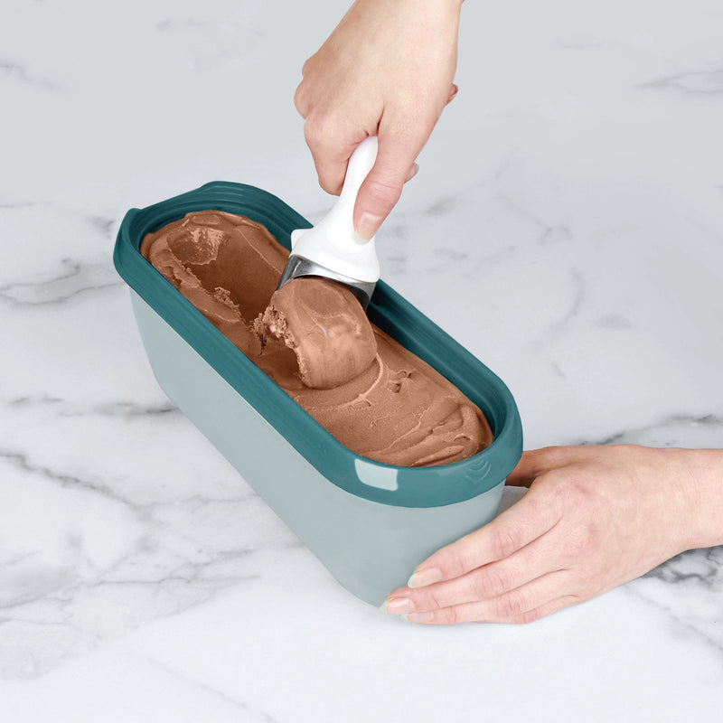 Tovolo | Glide-A-Scoop Ice Cream Tub 1.5 QT, Flamingo