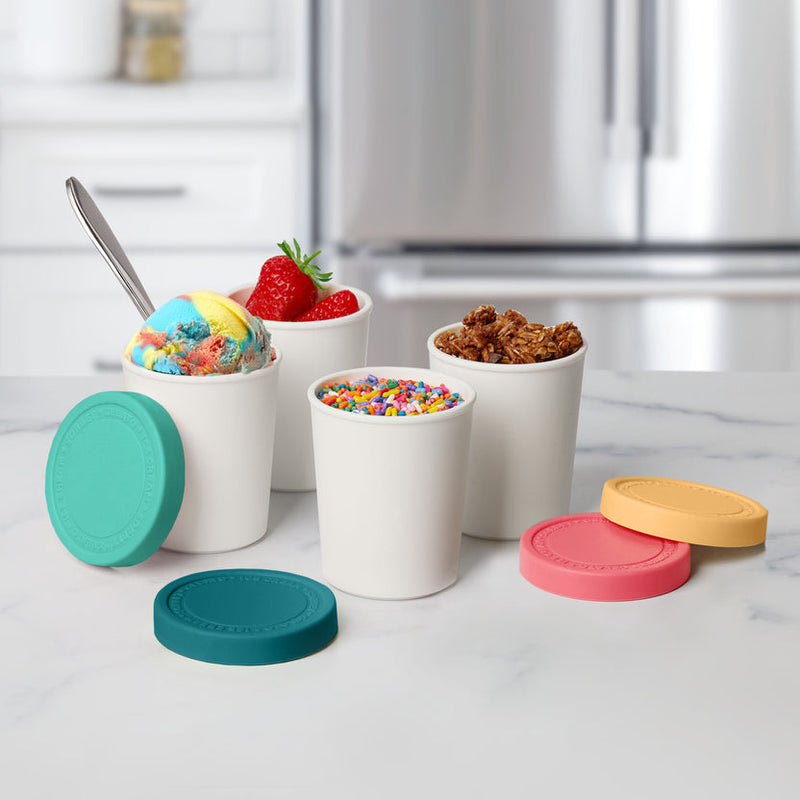 Tovolo | Mini Sweet Treats Tubs S/4, Assorted Tropics