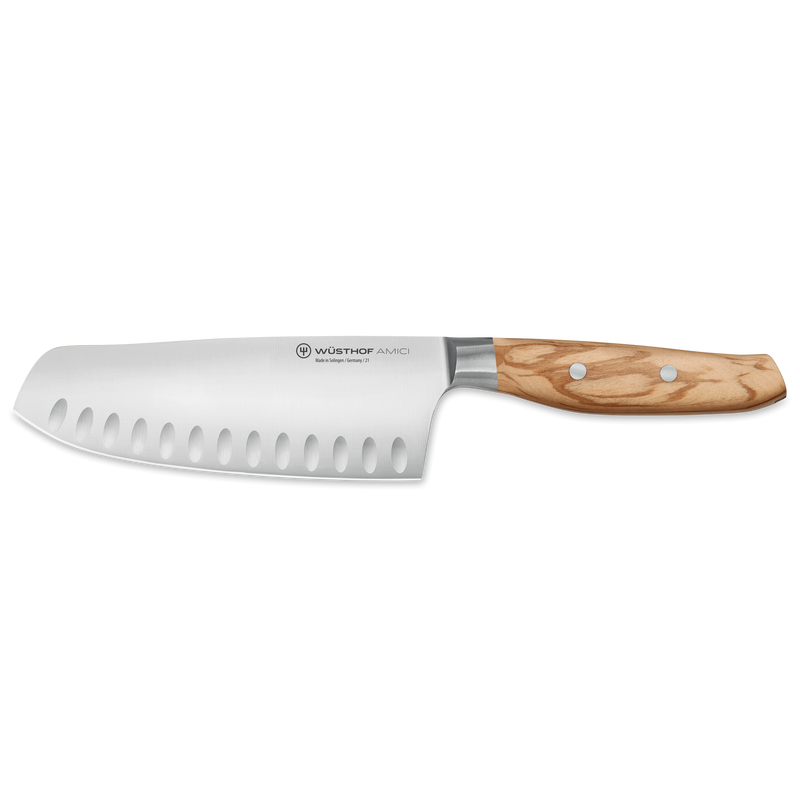 Wüsthof | Amici Santoku, Hollow Edge, 7 inches