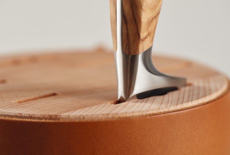 Wüsthof | 6-Slot Block, Beech with Leather