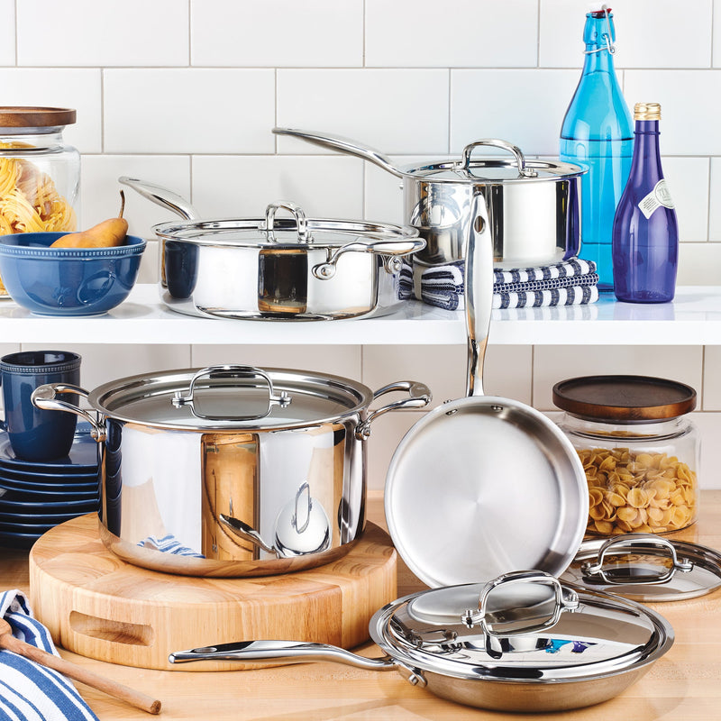 Heritage Steel | Titanium Series 10 Piece Cookware Set