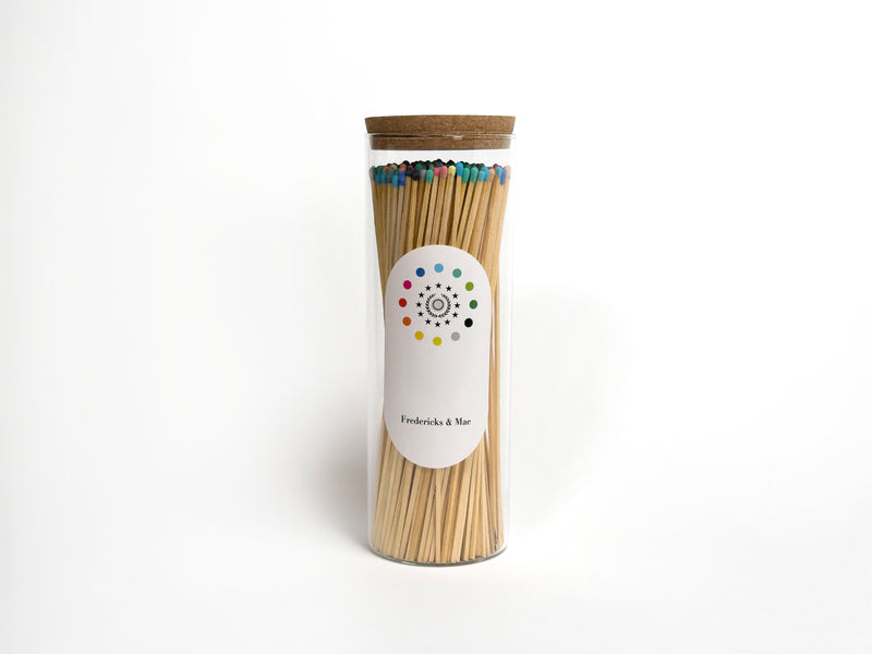 Fredericks & Mae | Multi-Colored Fireplace Matches