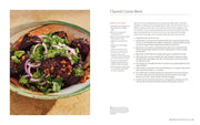 Penguin Random House LLC - By Heart cookbook spread featuring 'Charred Cumin Beets' recipe with photo; Hailee Catalano's restaurant-quality dishes for home kitchens.