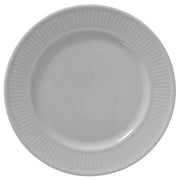 Pillivuyt | Plisse Plate - 8.5: A white porcelain plate with ribbed rim, ideal for salads or starters, combining elegance with durability for versatile dining.