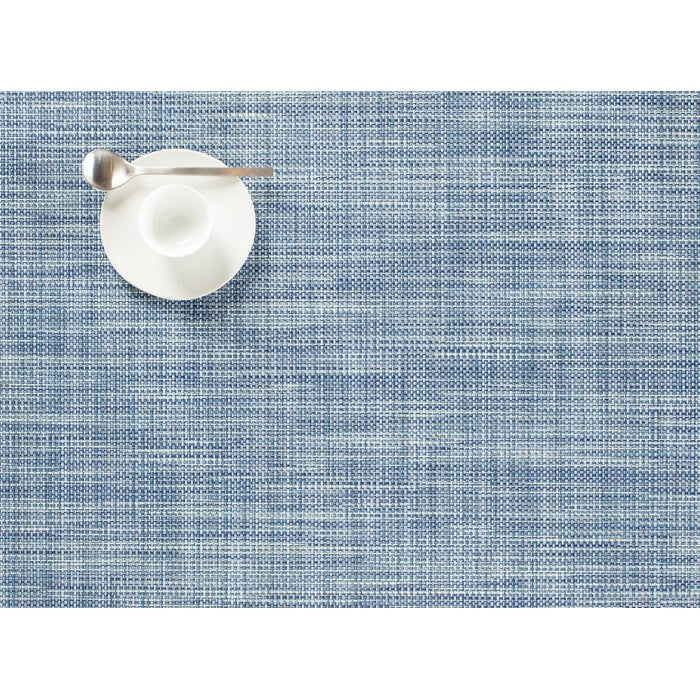 Chilewich | Mini Basketweave Rectangle Placemats - Chambray