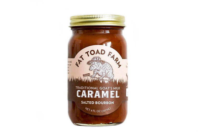 Fat Toad Farm - 8oz Salted Bourbon Goat's Milk Caramel (Cajeta)
