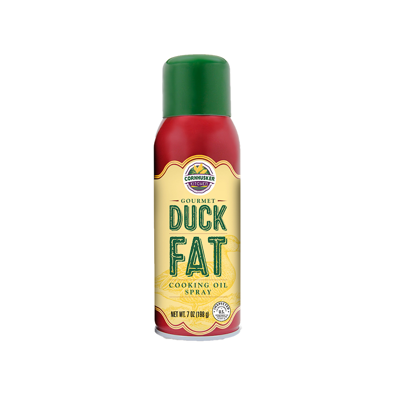 Cornhusker Kitchen Duck Fat Spray | Gourmet Duck Fat Cooking Oil Spray.