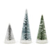 MoMA | Winter Spruce LED Glass Lighted Trees- Set of 3.