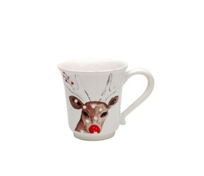 Casafina | Deer Friends | 12 oz. Mugs, Set of 2.