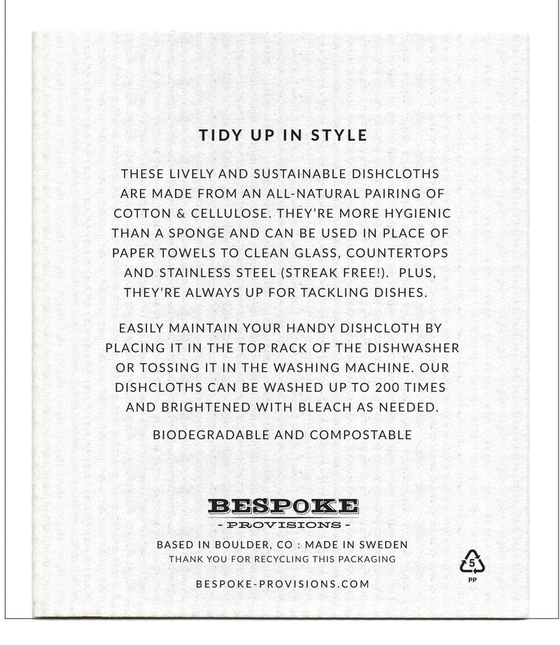 Bespoke Provisions - Dachshunds Swedish Dishcloth.