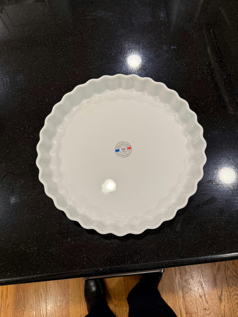 Pillivuyt | Round Tart Dish, 10 inches
