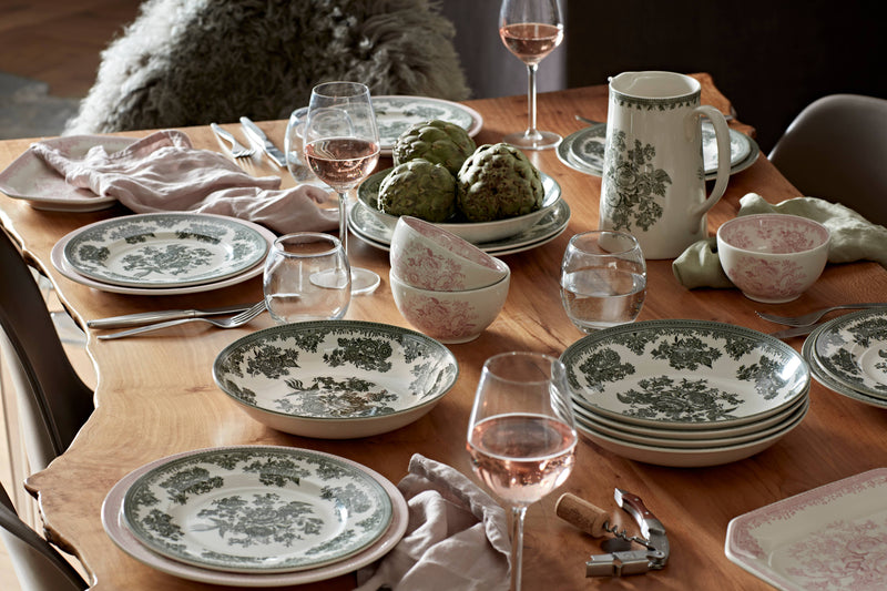 Burleigh | Dark Green Asiatic Pheasants Dinner Plate