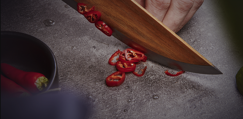 Peugeot | Line Salt Mill Aluminum + Beechwood, Carbon, 4.75 inches