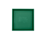 Great Jones | Square One - Blueberry: A 9x9-inch baking pan with a wavy, nonstick bottom for easy release and even baking, perfect for any kitchen.