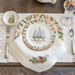 Arte Italica | Natale Christmas Salad & Dessert Plate.