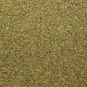 Burlap & Barrel - Herbes de Provence - Single Origin Spice & Seasoning Blend: Close-up of finely chopped, dried herbs in a 0.8 oz glass jar, ideal for French cooking.
