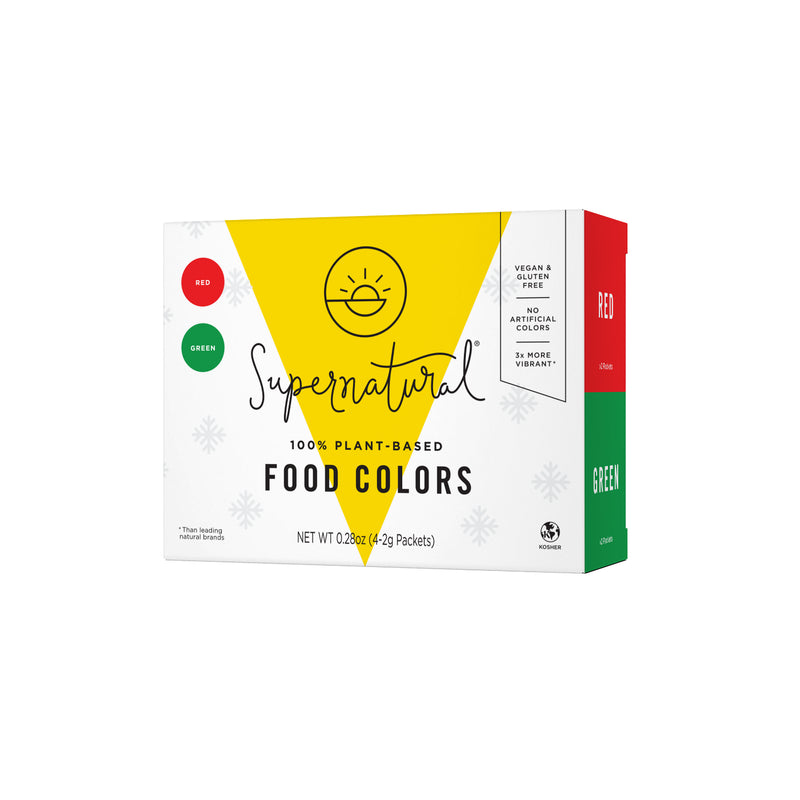 Supernatural | Plant-Based Food Colors - Holiday Colors