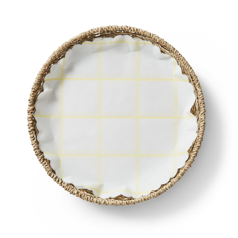 Plate & Pattern | Lemon Chiffon Original Flat Plate Liners
