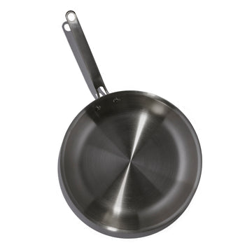 Heritage Steel | Eater Fry Pan - 8.5 Inches: A durable stainless steel skillet with a long handle, offering even heat distribution and ample cooking space.