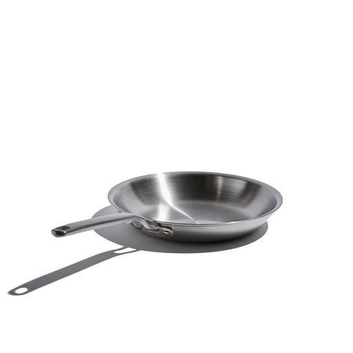Heritage Steel | Eater Fry Pan - 10.5 Inches: Stainless-steel skillet with polished interior and long handle, ideal for versatile, even-heating cooking.