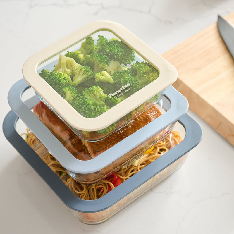 PlanetBox | Glass Food Storage Containers, Large Round