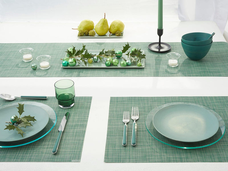 Chilewich | Mini Basketweave Rectangle Placemats - Ivy