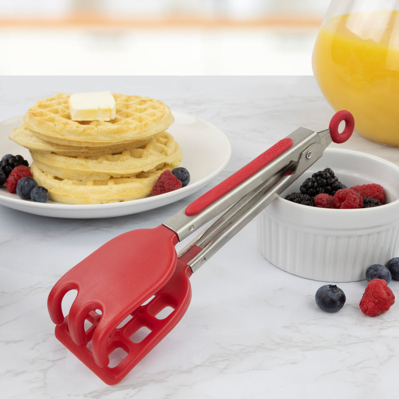 Tovolo | Mini Waffle Tongs, Deep Indigo