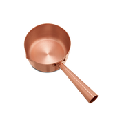 Mauviel | M'PASSION Copper Sugar Pan with handle, ideal for precise pastry tasks, showcased in Athens Cooks' curated kitchenware collection.