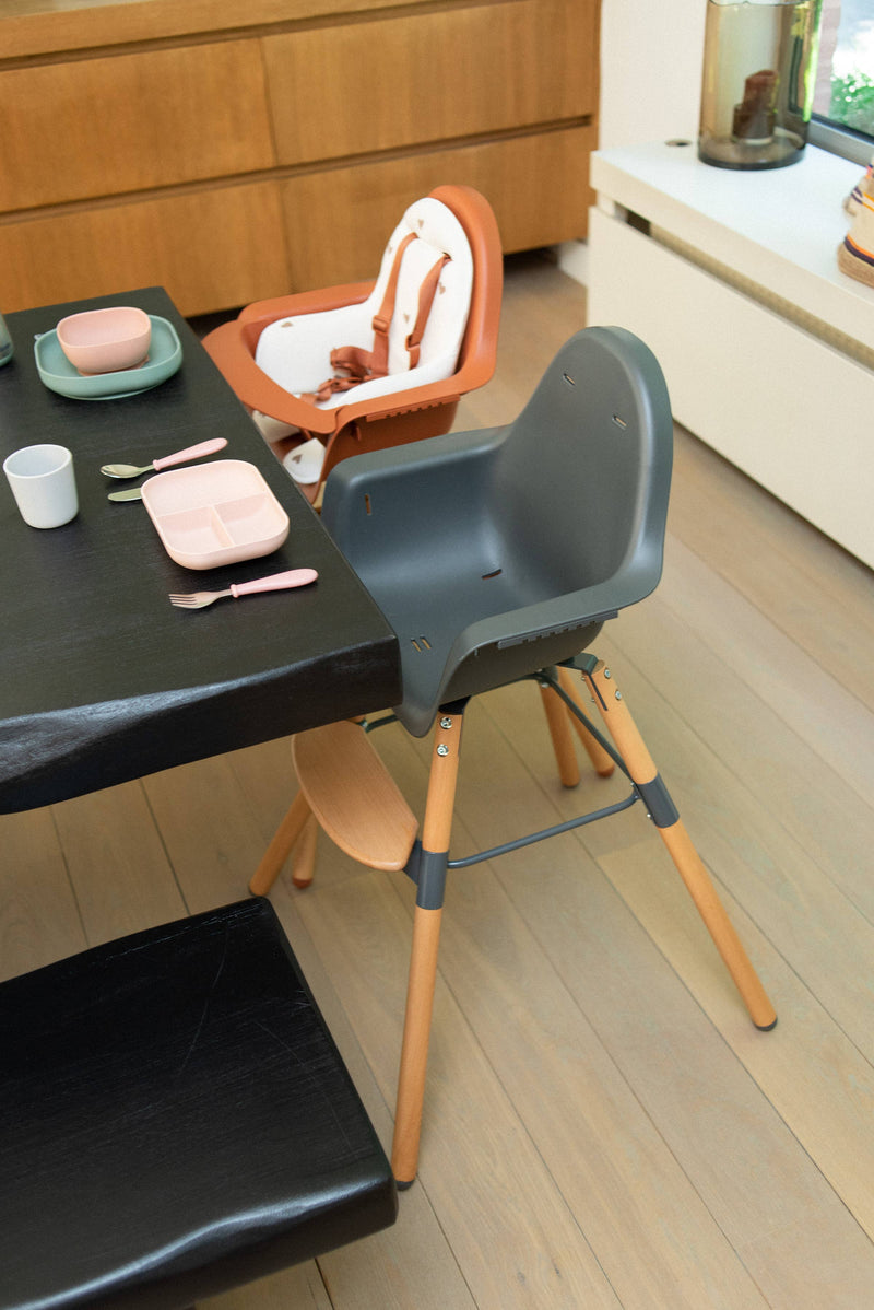 BEABA & Childhome | Childhome Evolu ONE.80° High Chair - Anthracite